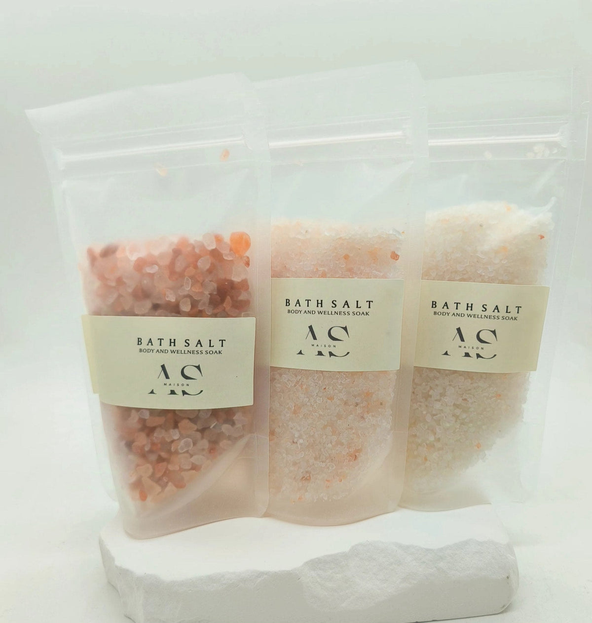 Sels de bain aux sels de l’Himalaya et de la mer Morte